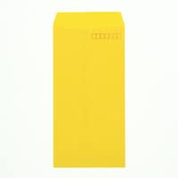 シモジマ HEIKO カラー封筒 長3 枠有り イエロー 100枚入り