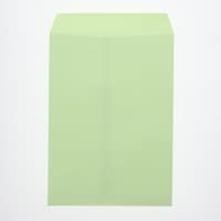 シモジマ HEIKO カラー封筒 角2 枠無 ウグイス 100枚入り