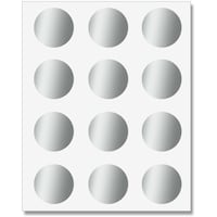 シモジマ HEIKO タックラベル φ28 No.450 銀 120枚入り 007067671 1束(120枚)