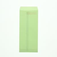 シモジマ HEIKO カラー封筒 長4 枠有り ウグイス 100枚入り