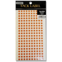 シモジマ HEIKO タックラベル φ5 No.259 オレンジ 2000枚入り 007073054 1束(2000枚)