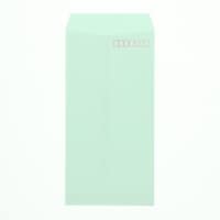 シモジマ HEIKO カラー封筒 長3 枠有り ミズ 100枚入り