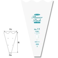 シモジマ シモジマ Nフラワーパック No.11 ウェーブタイプ 100枚入り 006762941 1袋(100枚)