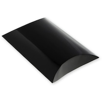 シモジマ HEIKO ギフトボックス ピロー型 黒 AX9 10枚入り 006848701 1袋(10枚)