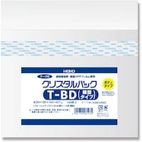 シモジマ HEIKO OPP袋 クリスタルパック テープ付 ボディタイプ ブルーレイディスク 横型用 100枚入り