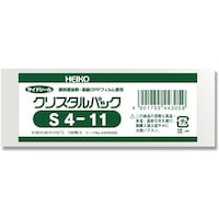 シモジマ HEIKO OPP袋 クリスタルパック S 411 100枚入り