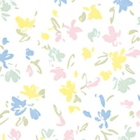 シモジマ HEIKO 包装紙 ペールフラワー 半才 100枚入り 002302300 1袋(100枚)