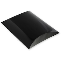 シモジマ HEIKO ギフトボックス ピロー型 黒 AX13 10枚入り 006825705 1袋(10枚)