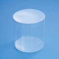 シモジマ HEIKO PVC クリスタルボックス 円柱 98×100H 10個入り 006853700 1束(10個)