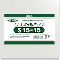 シモジマ HEIKO OPP袋 クリスタルパック S 1515 100枚入り