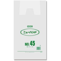 シモジマ HEIKO レジ袋 ニューハンドハイパー ナチュラル NO.45 100枚入り