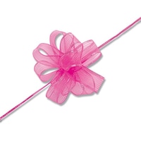 シモジマ HEIKO ワンタッチフラワーリボン ピンク 24X20