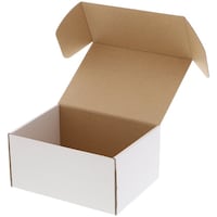 シモジマ HEIKO フリーボックス 白無地 F76 10枚入り