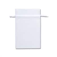 シモジマ HEIKO ギフト巾着袋 オーガンジーバッグ ホワイト L 10枚入り