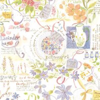 シモジマ HEIKO 包装紙 ポプリガーデン 半才 50枚入り 002402500 1袋(50枚)