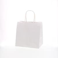 シモジマ HEIKO 手提げ紙袋 25チャームバッグ 晒白無地 2417 50枚入り