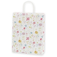 シモジマ HEIKO 手提げ紙袋 25チャームバッグ MS1 フラワーアラカルト 50枚入り