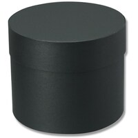 シモジマ HEIKO 貼箱 サークルボックス ブラック 150123 006868352 1個