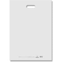 シモジマ HEIKO 手抜きポリ袋 LDカラーポリ ナチュラル 表記入り 3550 20枚入り