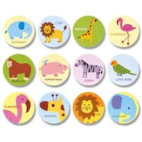 シモジマ HEIKO ギフトシール アフリカ 96枚入り 007063850 1束(96枚)