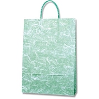 シモジマ HEIKO 手提げ紙袋 スムースバッグ 2才 雲竜 緑 25枚入り 003157503 1袋(25枚)