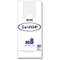 シモジマ HEIKO レジ袋 ニューハンドハイパー NO.8 100枚入り