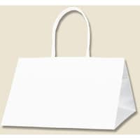 シモジマ HEIKO 手提げ紙袋 Pスムースバッグ 白無地 2727 25枚入り