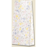 シモジマ HEIKO 角底袋 ファンシーバッグ ペールフラワー S4 100枚入り 003050400 1袋(100枚)