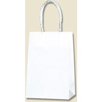 シモジマ HEIKO 手提げ紙袋 スムースバッグ 白無地 162 25枚入り