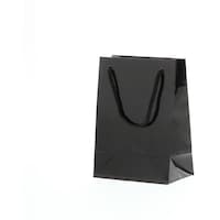 シモジマ HEIKO 手提げ紙袋 ブライトバッグ 黒 T4 10枚入り