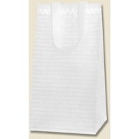 シモジマ HEIKO 手提げポリ袋 ポリチャームバッグ チェッカー 表記入り WロングS 20枚入り 006632826 1袋(20枚)