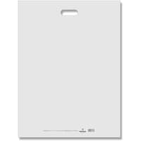 シモジマ HEIKO 手抜きポリ袋 LDカラーポリ ナチュラル 表記入り 4560 20枚入り