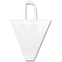 シモジマ HEIKO 手提げポリ袋 Yバッグ チェッカー 表記入り L 20枚入り 006632872 1袋(20枚)