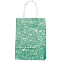 シモジマ HEIKO 手提げ紙袋 スムースバッグ 1807 雲竜 緑 25枚入り 003156400 1袋(25枚)