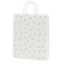 シモジマ HEIKO 手提げ紙袋 25チャームバッグ MS1 ニューリボン 金 50枚入り