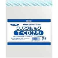 シモジマ HEIKO OPP袋 クリスタルパック テープ付 T CD(横型) 100枚入り