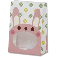 シモジマ HEIKO 角底袋 パックンバッグ うさぎ S1F 50枚入り 004082105 1袋(50枚)