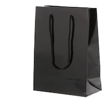 シモジマ HEIKO 手提げ紙袋 ブライトバッグ 黒 T3 10枚入り