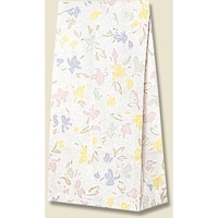 シモジマ HEIKO 角底袋 ファンシーバッグ ペールフラワー S2 100枚入り 003050200 1袋(100枚)