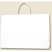 シモジマ HEIKO 手提げ紙袋 スムースバッグ 白無地 Y2 25枚入り