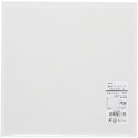 シモジマ HEIKO 食品袋 窓付フラットバッグ 白 210×210 100枚入り 004738230 1袋(100枚)