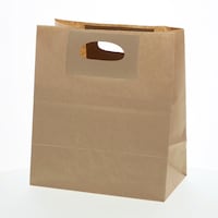 シモジマ HEIKO 小判抜き角底袋 トゥーゴーバッグ 未晒無地 L 25枚入り 003186021 1袋(25枚)