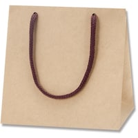 シモジマ HEIKO 手提げ紙袋 カラーチャームバッグ クラフト MW 10枚入り