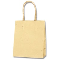 シモジマ HEIKO 手提げ紙袋 スムースバッグ 1609 ナチュラル 25枚入り