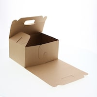 シモジマ HEIKO ネオクラフト キャリーボックス L ケーキ6ー7個用 20枚入り