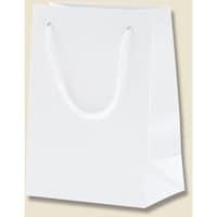 シモジマ HEIKO 手提げ紙袋 ブライトバッグ 白 T4 10枚入り 006143200 1袋(10枚)