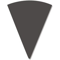 シモジマ HEIKO ワッフルコーンスリーブ 無地 ブラック 100枚入り 004738218 1袋(100枚)