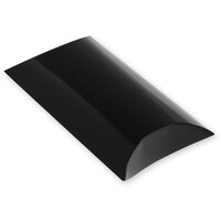 シモジマ HEIKO ギフトボックス ピロー型 黒 AX7 10枚入り 006848301 1袋(10枚)