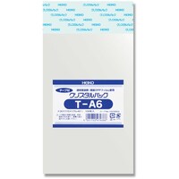 シモジマ HEIKO OPP袋 クリスタルパック テープ付 T A6 100枚入り