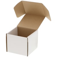 シモジマ HEIKO フリーボックス 白無地 F83 10枚入り 006207210 1袋(10枚)